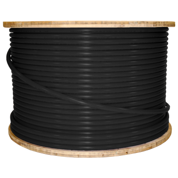 25P Mainline medium density - 1-1/2" Black (900' spool)