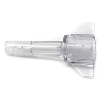Leader spout adapter - 5/16" - Clear