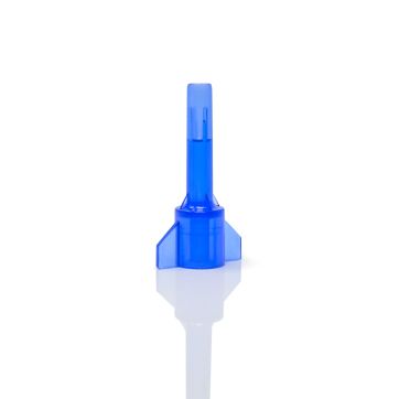 Leader spout adapter - 5/16" - Blue