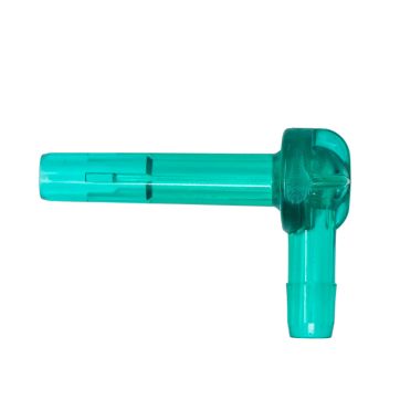 Leader Clear disposable spout - 5/16" - Green