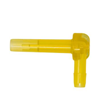 Leader Clear disposable spout - 5/16" - Yellow