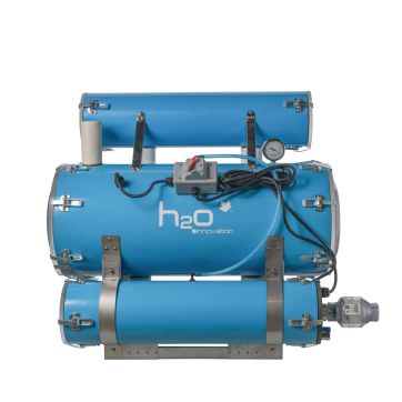 H2O 12X30 Horizontal extractor - 1 pump 0.5hp with manifold