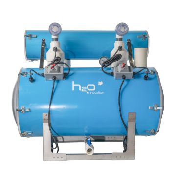 H2O 18X36 Horizontal extractor - 2 pumps 0.5hp with manifold
