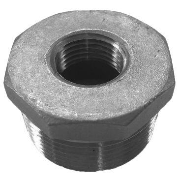 Stainless steel reducer (MPT X FPT) - 2" x 1" 