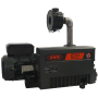 KWIK rotary vane vacuum pump 3HP single phase 220V motor - 18CFM @ 20 InHg. max 29.9 InHg. air intake 1-1/4"