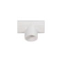 White PVC SCH40 T (glued female) - 1"