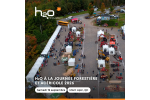H2O Innovation à la Journée forestière et acéricole du Centre-du-Québec 2026 
