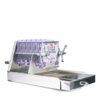 7.5" Filter Press, 5-Frame, Bank Only  - Includes plastic press, SS Frame, and Drip Tray
