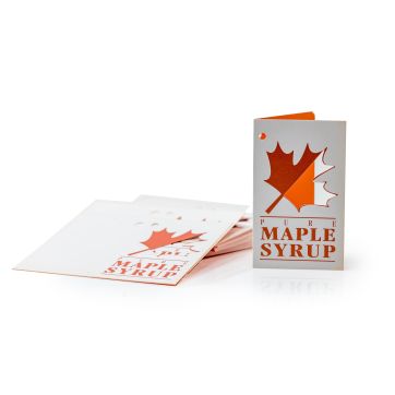 Label folded hand cards (100/pk) - 1-1/2" X 2-1/2"