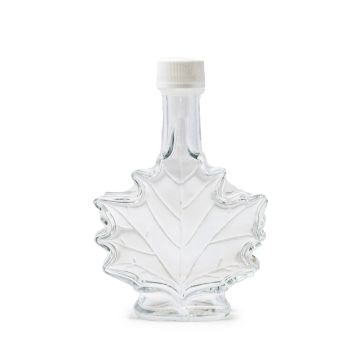 Maple Leaf 100 ML Glass with white Cap