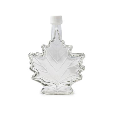 Maple Leaf 250 ML Glass with white Cap