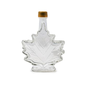 Maple Leaf 250 ML Glass with gold Cap
