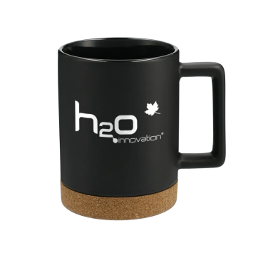 H2O Innovation Cork Base Ceramic Mug - 15 oz