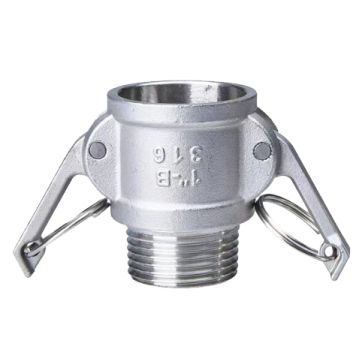 SS Camlock Quick adapters - MPT X female coupling - 1/2"