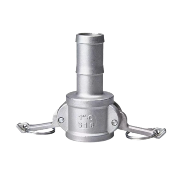 SS Camlock Quick adapters - male insertion X female coupling - 3/4"