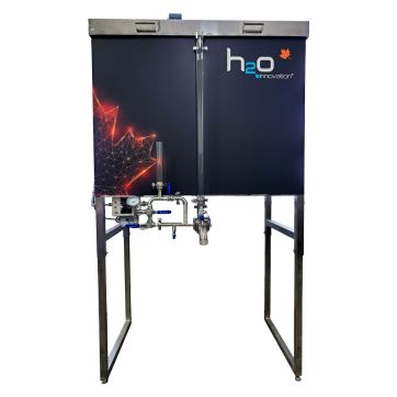 350 US Gal Syrup Mixer, square insulated tank on adjustable legs