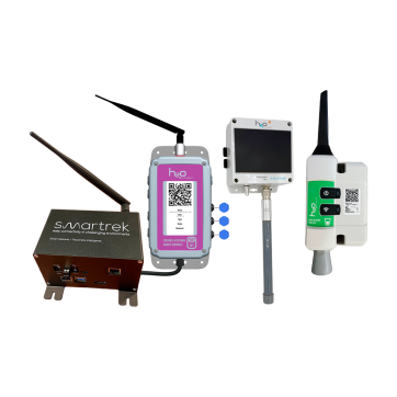 Ensemble de départ "PREMIUM", incluant 1x passerelle intelligente Smart Gateway Plus (SG ), 1x capteur de vacuum solaire simple, 1x lecteur de réservoir par ultrasons et 1x contrôle multifonction