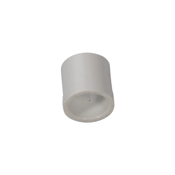 White PVC SCH40 reducing bushing (glued male X glued female) - 3" X 1-1/2"