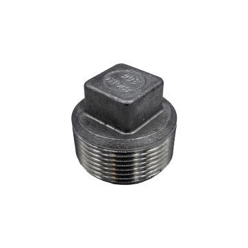 Stainless steel plug (MPT) - 1-1/4" 