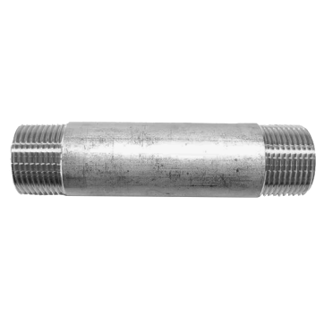 Stainless steel nipple - 1/4" X 3"