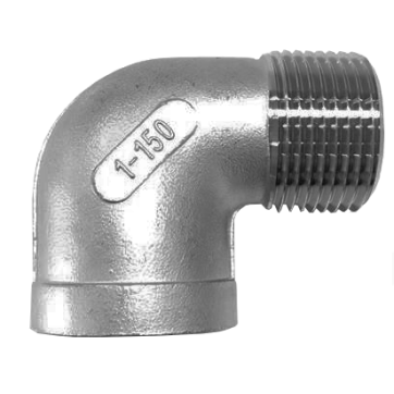 Stainless steel 90° elbow (MPT X FPT) - 1/2"