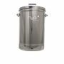 Siroptier rond inox. 21" x 30" 35 gal. US