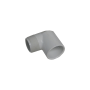 White PVC SCH40 90° degrees elbow (MPT X glued female) - 1"