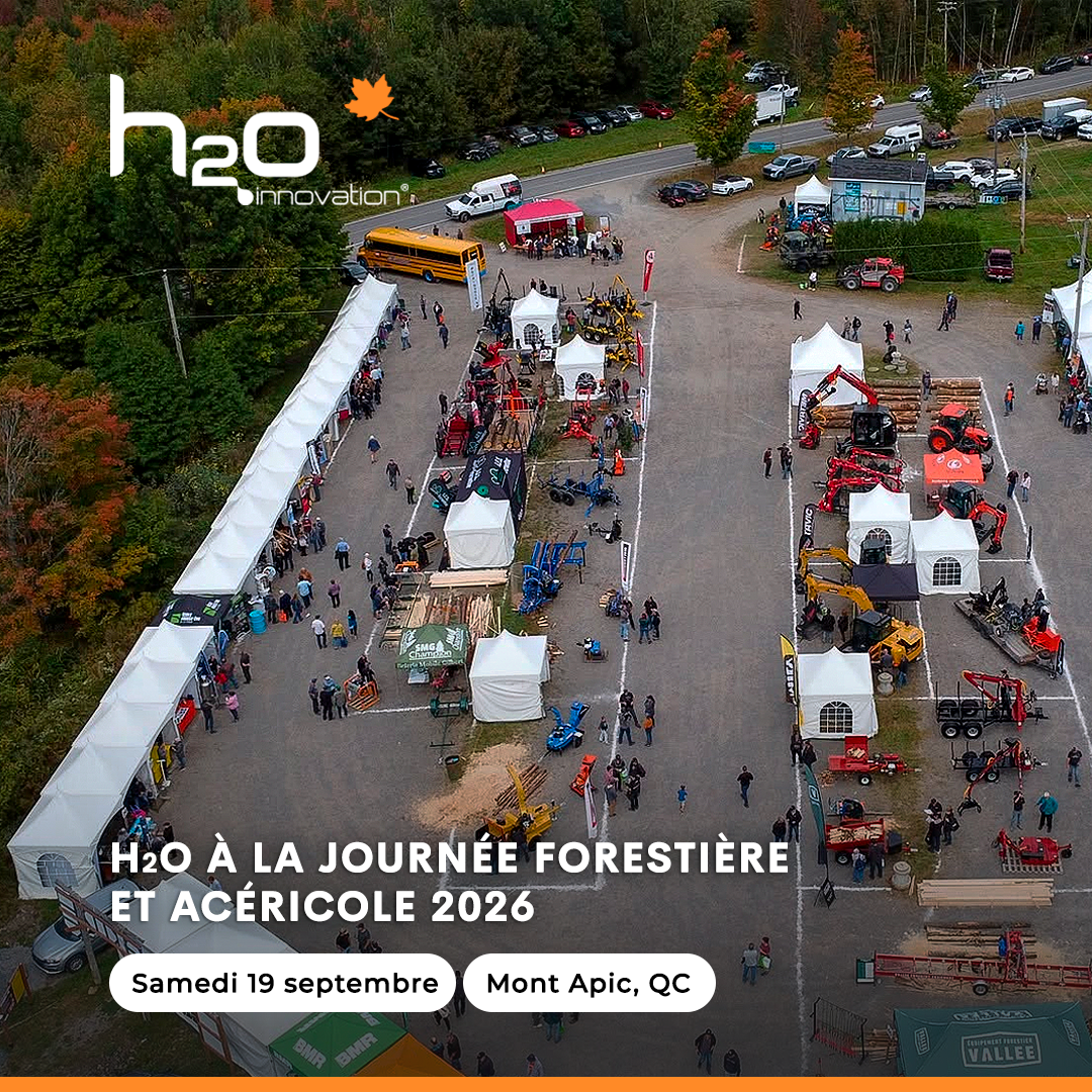 H2O Innovation à la Journée forestière et acéricole du Centre-du-Québec 2026 